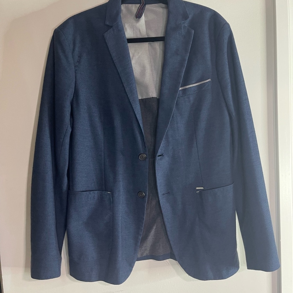 Zara Midnight Blue Blazer - Picture 3 of 4